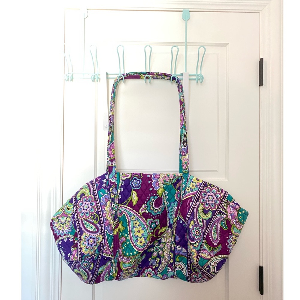 Large Vera Bradley Travel Cotton Duffel Bag